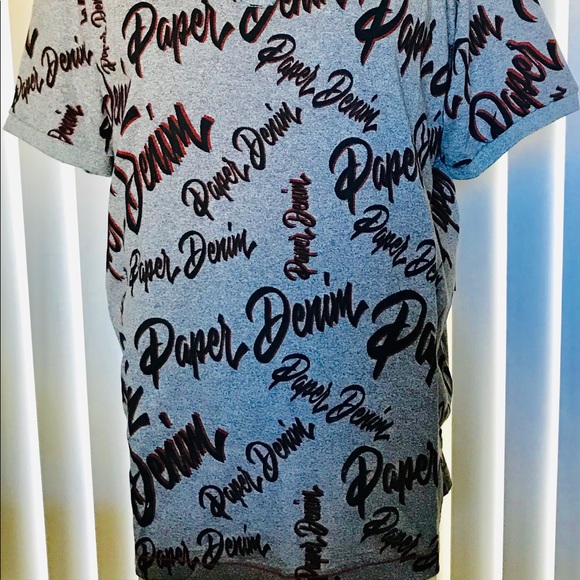 SALE!  NWT PAPER DENIM & CLOTH Polo Style Logo SHIRT 2X - Picture 4 of 7